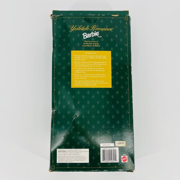 Yuletide Romance Hallmark Special Edition Mattel Barbie Doll - NRFB/NIB - Picture 8 of 16